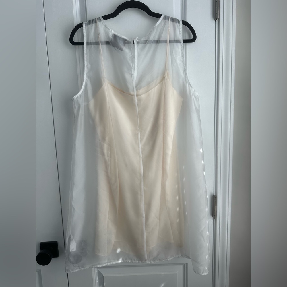 Reformation Vina Dress White Size 12 - Picture 4 of 10